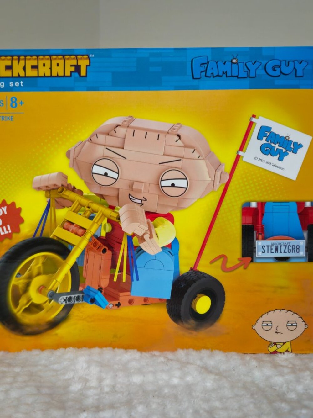 BrickCraft Family Guy Stewie On Trike Building Set 429 Pcs 72199 NIB